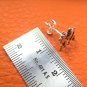 Silver Studs, handwork silver stud earrings, single pair, unisex silver earrings