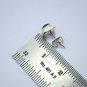 Genuine Garnet 925 silver stud earrings (1.3 cm) Beautiful Gift Jewelry