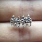 Butterfly Stud Earrings, 1.3 cm 925 Pure Solid Silver, Palin Earrings, For Girls
