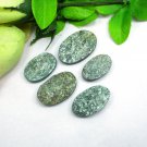 Natural Green Aventurine Cabochons Handmade Aventurine with Oval Shape 5 PCS Natural Green Aventurine Cabochons Handmade Aventurine with Oval Shape 5 PCS