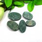 Natural Green Aventurine Cabochons Handmade Aventurine with Oval Shape 5 PCS
