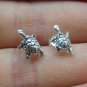 silver earrings, stud earrings, Lovely earrings, adorable design tiny small Item