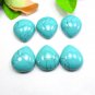 3 Matched Pair, Best Quality, Blue Turquoise Gemstone Pear Shape Beautiful Stone