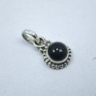 Natural Black Onyx Gemstone Pendant, 925 Sterling Pure Solid Silver Gift Jewelry Natural Black Onyx Gemstone Pendant, 925 Sterling Pure Solid Silver Gift Jewelry