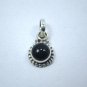Natural Black Onyx Gemstone Pendant, 925 Sterling Pure Solid Silver Gift Jewelry
