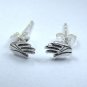 Small Tiny 1.3 cm Silver stud earrings, Sterling 925 Silver. Earrings For Girls