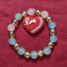 Love free size multi color Charm Bracelet For girls, made in India