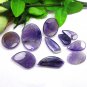 10 PCS Purple Color Genuine Amethyst Gemstone Lot For Jewelry Making