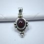 925 Pure Silver Natural GARNET Gemstone Pendant Jewelry For Girls BEAUTIFUL Item