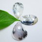 Natural Dendritic Agate Pear Oval Shape 3 Pieces Gemstone Lot For Jewelry Making