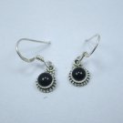 Small Round Shape Beautiful Real Black Onyx Gemstone Earrings 925 Silver Jewelry Small Round Shape Beautiful Real Black Onyx Gemstone Earrings 925 Silver Jewelry
