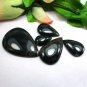 Natural Moss Agate Gemstone - Pear Shape Moss Agate 5 PCS Gemstone Lot