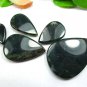 Natural Moss Agate Gemstone - Pear Shape Moss Agate 5 PCS Gemstone Lot
