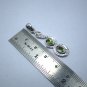 2 Genuine Peridot Gemstone Pendant, Oval Shape 925 Sterling Silver Jewelry