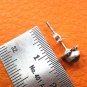 925 Sterling pure Solid silver, stud earrings with Genuine Green Onyx gemstone