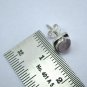 Pink Color gemstone earrings, genuine natural rose quartz 925silver stud Earring