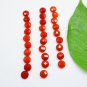 Red Color Natural Carnelian Gemstone 29 Pieces Gemstone For Jewelry