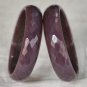 Handcrafted Dark Purple color Crystal Bangles for girls and women pack of 2