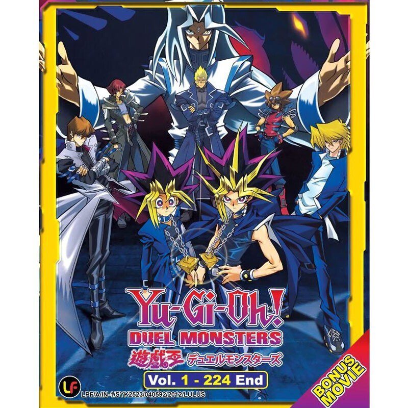 DVD Anime Yu Gi Oh! Duel Monster Vol. 1-224 END + Movie