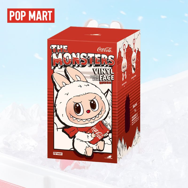 POP MART THE MONSTERS X COCA-COLA VINYL FACE SERIES - 1 Pcs Blind Box
