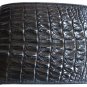 Genuine Real Tail Crocodile Alligator Skin Leather Man Bifold Black Wallet Exsootti