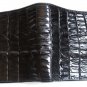 Genuine Real Tail Crocodile Alligator Skin Leather Man Bifold Black Wallet Exsootti
