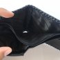 Genuine Real Horn back Crocodile Alligator Skin Leather Man Bifold Black Wallet Woven