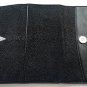 Genuine Real 1 Eye Stingray Skin Leather Trifold Clutch Black Wallet