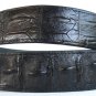 Genuine Real Backbone Crocodile Alligator Skin Leather Men's Black Belt 35-48"