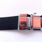 Genuine Real Stingray Skin Leather Men's Black Belt 35-48"