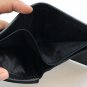 Genuine Real Tail Crocodile Alligator Skin Leather Man Bifold Black Wallet River