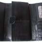 Genuine Real Snake Skin Leather Trifold Clutch Natural Wallet
