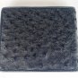 Genuine Real Ostrich Skin Leather Man Bifold Black Wallet