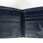 Genuine Real Ostrich Skin Leather Man Bifold Black Wallet