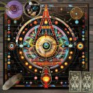 VIKAMA Cosmic Astrology Tablecloth | Dream Nebula Mystic Constellation
