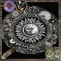 VIKAMA Cosmic Astrology Tablecloth | Dream Nebula Mystic Constellation