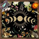 Lunar Phase Floral Altar Cloth  Tarot Reading Mat & Astrology-Themed Event Tablecloth