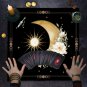 Floral Tarot Tablecloth Sun and Moon Altar Cloth
