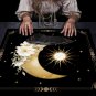 Floral Tarot Tablecloth Sun and Moon Altar Cloth