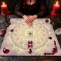 Life Flower Decorated Tarot Tablecloth Altar Astrology Ritual Cloth