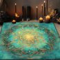 Life Flower Decorated Tarot Tablecloth Altar Astrology Ritual Cloth