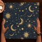 Galaxy Sky Tarot Tablecloth  Altar Cloth with Cosmic Starry Night Design