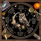 Tarot Tablecloth  Astrology Wheel & Owl Design
