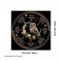 Tarot Tablecloth Astrology Wheel & Owl Design