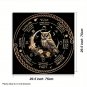Tarot Tablecloth Astrology Wheel & Owl Design