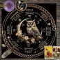 Tarot Tablecloth Astrology Wheel & Owl Design
