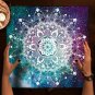 Blue Mandatura Tarot Card Tablecloth  Altar Decorations Cloth