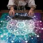 Mandala Moon Tarot Card Tablecloth &acirc;�� Mystic Moon Sky Divination Cloth & Oracle Card