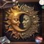 Mystical Sun & Moon Phoenix Tarot Tablecloth &acirc;�� Ice and Fire Phoenix Altar Cloth