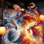 Mystical Sun & Moon Phoenix Tarot Tablecloth â Ice and Fire Phoenix Altar Cloth